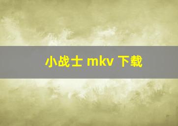 小战士 mkv 下载